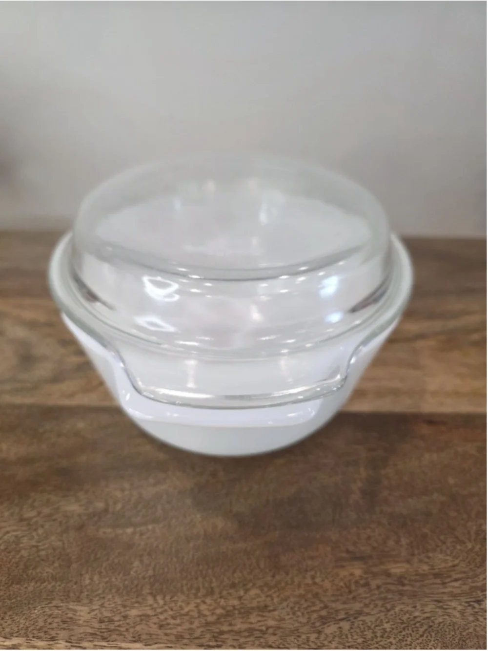 VTG Anchor Hocking Fire-King Vegetable Medley 1.5 Qt Oval Casserole Dish Lid USA